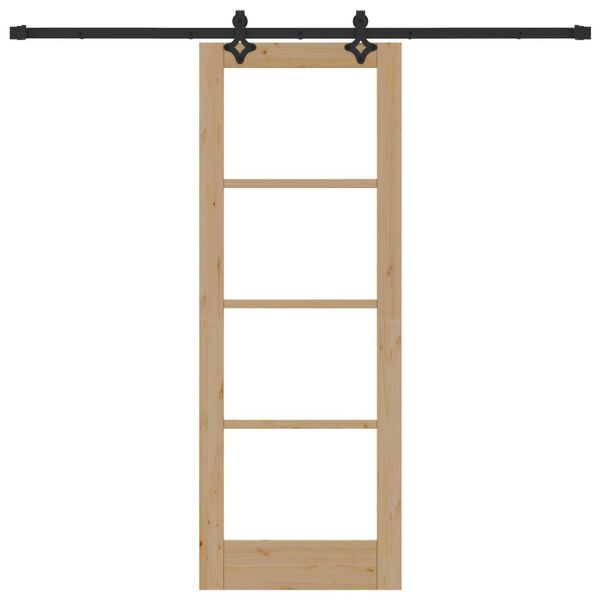 vidaXL Porta scorrevole Naturale 73,5 x 198,5 cm