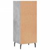 vidaXL Credenza Grigio Cemento 34,5x32,5x90 cm in Legno Multistrato