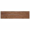 vidaXL panchina Naturale 92 x 23,5 x 45,5 cm Legno massello di mogano