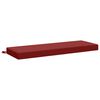 vidaXL Cuscino per panchina SOEST 100% Poliestere Rosso Vino