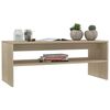 vidaXL Tavolino da Salotto Rovere Sonoma 100x40x40cm Legno Multistrato