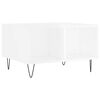 vidaXL Tavolino Salotto Bianco Lucido 60x50x36,5 cm Legno Multistrato