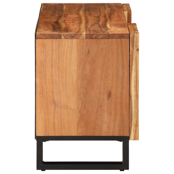 vidaXL Mobile Porta TV 100x34x46 cm in Legno Massello di Acacia