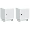 vidaXL Armadio da Notte 2 pcs Bianco 43 x 34,5 x 50 cm