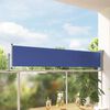 vidaXL Tenda Laterale Retrattile per Patio 60x300 cm Blu
