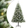 vidaXL Albero di Natale artificiale con rami snodati e neve imbiancata
