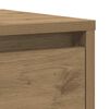 vidaXL Credenza Rovere Artigianale 29,5x34x76 cm in Legno Multistrato