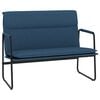 vidaXL Panca Blu 100x64x80 cm in Tessuto