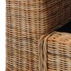 vidaXL Set di Divani 2 pz con Cuscini in Rattan Naturale