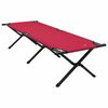 vidaXL Letto da campeggio pieghevole Rosso 193 x 69 x 45 cm