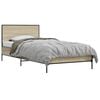 vidaXL Struttura letto con testata Rovere Sonoma 80 x 200 cm