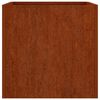 vidaXL Fioriera 62x47x46 cm Acciaio Corten
