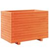 vidaXL Fioriera Giardino Marrone Cera 70x40x49,5cm Legno Massello Pino