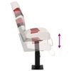 vidaXL Sedile per Barca con Supporto Altezza Regolabile Girevole 360&deg;