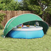 vidaXL Dome Piscina Blu 336 x 322 x 160 cm