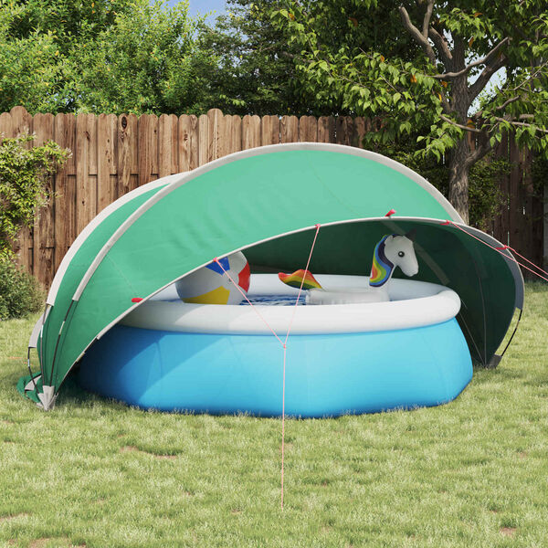 vidaXL Dome Piscina Blu 336 x 322 x 160 cm