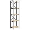 vidaXL Libreria 40 x 30 x 155 cm Legno ingegnerizzato Rovere Sonoma