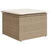 vidaXL Set Divani da Giardino 12 pz con Cuscini Beige in Polyrattan
