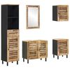 vidaXL Set di Armadi da Bagno 5 pz Naturale 38 x 33 x 160 cm