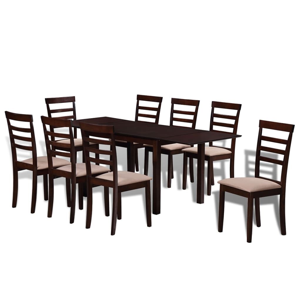 Tavolo da pranzo mobili tavolo da pranzo tavolo da cucina in vero legno marrone 1table 8 sedie 