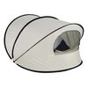 DERYAN Tenda da Spiaggia di Lusso Pop-up XXL 155x133x95 cm Crema