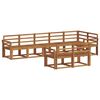 vidaXL Set di divani da esterno 8 pcs Naturale