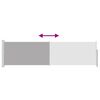 vidaXL Tenda Laterale Retrattile per Patio 140x500 cm Grigia
