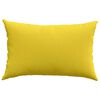 vidaXL Cuscini da Divano 2 pcs Giallo Chiaro 60 x 40 cm Tessuto
