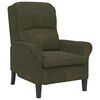 vidaXL poltrona Verde militare Pelle Sintetica