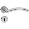 vidaXL Set Maniglia Porta Curva con Serratura BB in Acciaio Inox