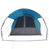 vidaXL Tenda a tunnel con tetto Blu e Grigio 740 x 370 x 220 cm