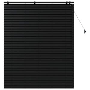 vidaXL Tenda Veneziana Nero 140 x 160 cm 35 mm