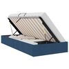 vidaXL Letto ottomano con archiviazione Blu 90 x 200 cm Tessuto