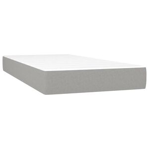 vidaXL Materasso Molle Insacchettate Media Grigio Chiaro 120x190x20 cm