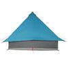 vidaXL Tenda Tipi con tetto Blu 358 x 296 x 258 cm taffetà