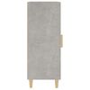 vidaXL Credenza Grigio Cemento 34,5x34x90 cm in Legno Multistrato