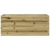 vidaXL Fioriera da Giardino 110x40x45,5 cm in Legno di Pino Impregnato