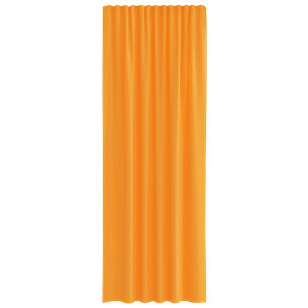 vidaXL Tende in Voile con Tasche per Aste 2 pz Arancio