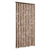 vidaXL Tenda Antimosche Beige e Marrone Chiaro 100x200 cm in Ciniglia