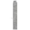 vidaXL Testiera con Contenitore a LED Grigio Cemento 220x16,5x103,5 cm