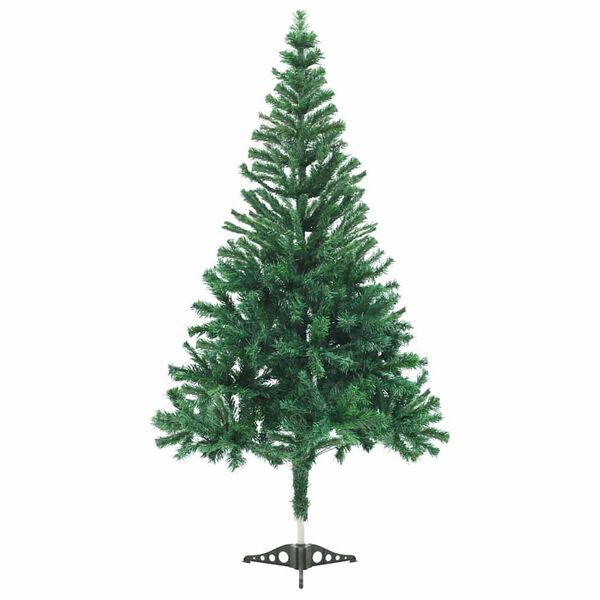 vidaXL Albero di Natale Preilluminato con Palline 150 cm 380 Rami