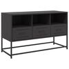 vidaXL Mobile TV Nero 100,5x39x60,5 cm in Acciaio