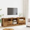 vidaXL Mobile Porta TV Legno Vecchio 150x33,5x45 cm Legno Multistrato