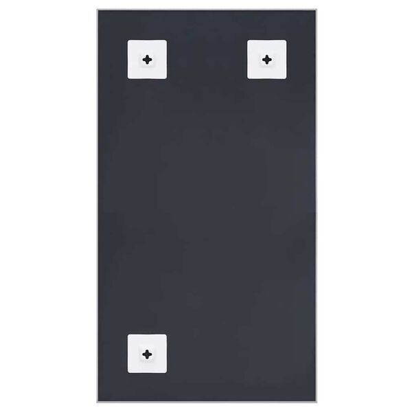 vidaXL Specchio Argento 80x60 cm