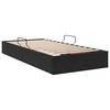 vidaXL Letto con Contenitore Nero 90 x 200 cm Velluto
