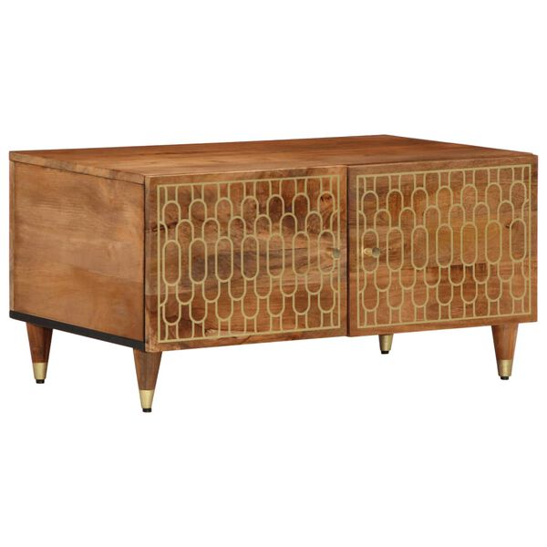 vidaXL Tavolino da Salotto 80x50x40 cm Legno Massello di Mango