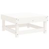 vidaXL Set Salotto da Giardino 7 pz Bianco in Legno Massello di Pino