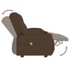 vidaXL Divano Massaggio a 2 Posti con Portabicchieri Marrone