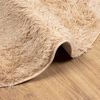 vidaXL Tappeto Shaggy a Pelo Lungo NAVARRA Beige 240x240 cm poliestere