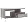 vidaXL Tavolino da Salotto Grigio Sonoma 90x49x45 cm Legno Multistrato
